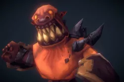 Demon Grunt - Low Poly Hand Painted Low-poly 3D model