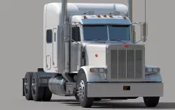Detailed Peterbilt 379 with interior  3D model