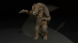 Digger Low-poly 3D model