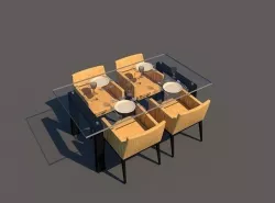 dinning table 3D model