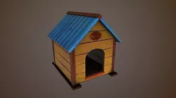 Doghouse V2 Low-poly 3D model