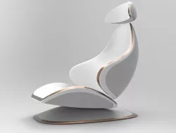 Elegant Car seat concept model 3D model