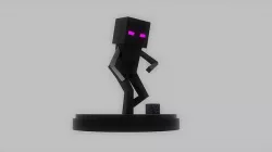 ENDERMAN - MINECRAFT Low-poly 3D model