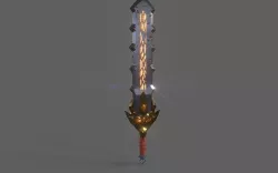 espada Low-poly 3D model