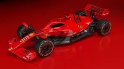 f1 scuderia ferrari 2021 - 2023 concept Low-poly 3D model