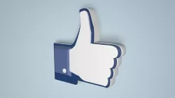 Facebook like 3D model