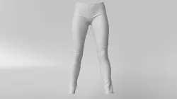 Female Leggings 3D Model 3D model