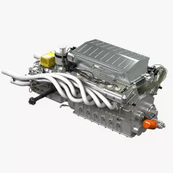 Ferrari 312P V12 Engine - 3 liter 3D model