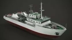 Fishing vessel 3D model