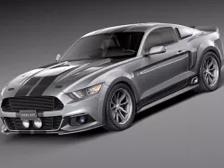Ford Mustang GT500 2015-2018  tuning 3D model