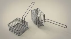 French Fries Basket 3D model