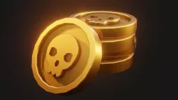 Golden coins Low-poly 3D model