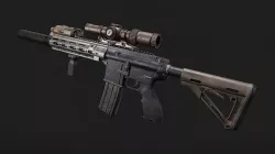 hk 416 AR Low-poly 3D model