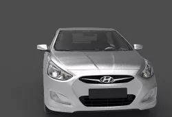 HYUNDAI ACCENT BLUE 2015-2017 MODE PLUS 3D MODEL 3D model