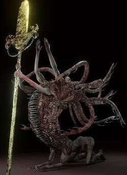 Infectus Femina Demon Low-poly 3D model