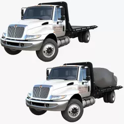 International Durastar tow truck Low-poly 3D model