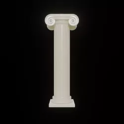 Ionic Column 3D model