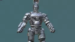 IRONMAN MARK 1 INSPIRITED ARTICULATED ACTION FIGURE 3D model