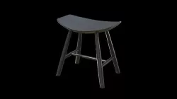 Johansson J63 Stool BlackAsh Low-poly 3D model