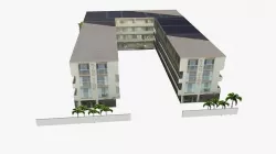 King Tide Beachfront Apartments Low-poly 3D model