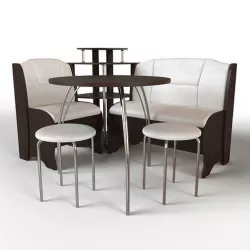 Kitchen corner kit lotus Low-poly 3D model