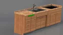 kitchen countertops 3D model