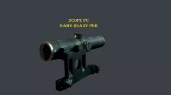 Low-poly Game ready Scope PU 91 30 Low-poly 3D model