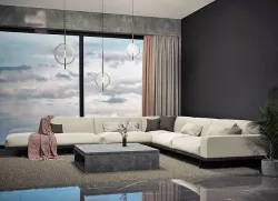 Luxurious Living Room 3D model