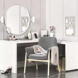 MALM corner dressing table and workplace 3D model