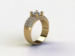 Man Ring model in Asia cad file R30 3D model