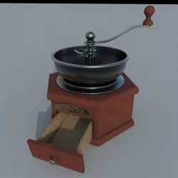 Manual coffee grinder 3D model