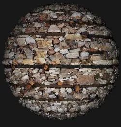 Masonry Stone Wall Texture- 3D Photorealistic  Texture