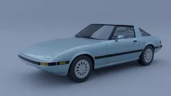 Mazda RX-7 FB 3D model