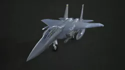 McDonnell Douglas F-15E Strike Eagle Low-poly 3D model