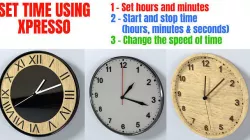 mecanical wall clock 3D model