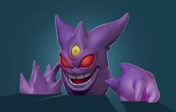 MEGA GENGAR MODEL 3D PRINTING 3D model