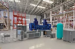 Melt-blown fabric extrusion molding machine  3D model