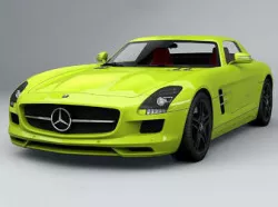 mercedes sls amg 3d moadel 3D model