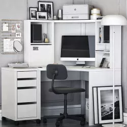 MICKE corner workplace 3D model
