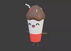 Milkshake 3D model