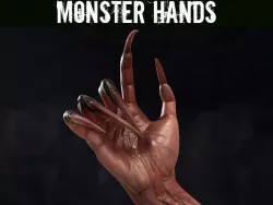 Monster Hands Low-poly 3D model