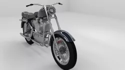  Motorcycle 3 dmodel Low-poly 3D model