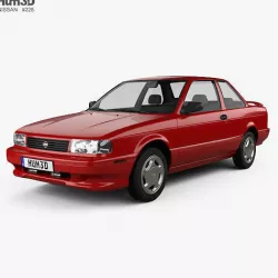 Nissan Sentra SE-R coupe 1990 3D model