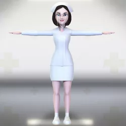 nurse 3D model
