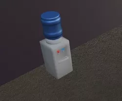 Office cooler 3D model