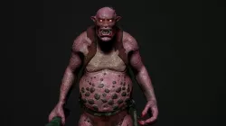Ogre Chybz Low-poly 3D model