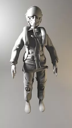 Pilot 3D model