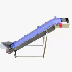 Plastic Belt Gooseneck Elevator Low-poly 3D model