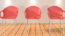Plastic Chair Low-poly 3D model