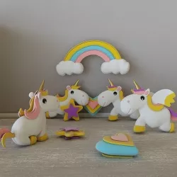 Plush - Unicorn - Pegasus 3D model